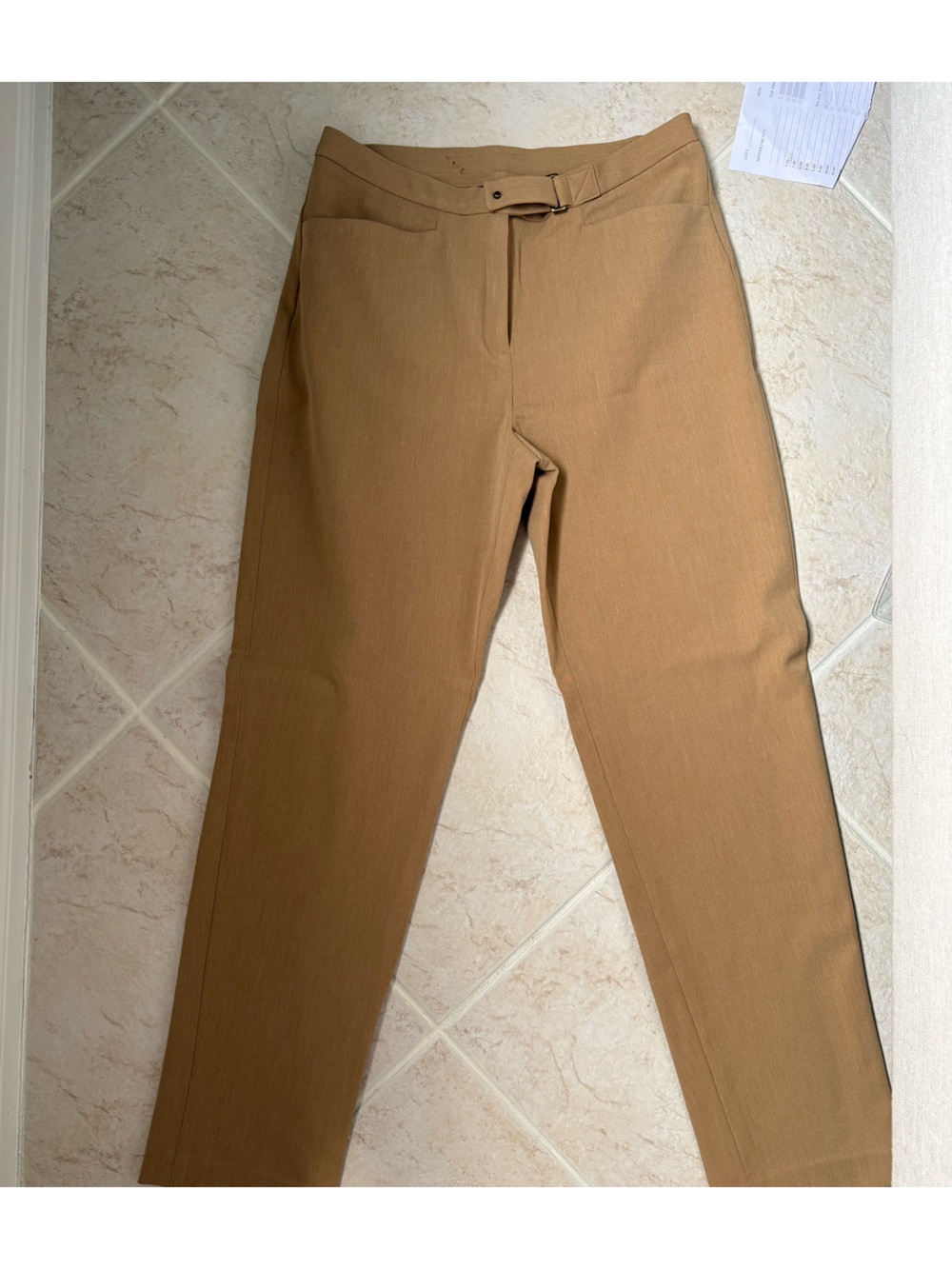 LAUREN RALPH LAUREN TAN CAMEL RIDING PANTS TROUSERS PETITE